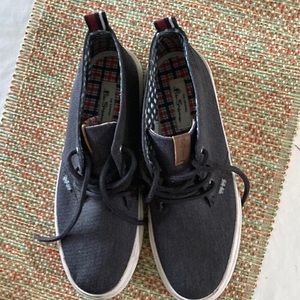 Ben Sherman Dark Gray Lace-Up Mid Top Sneakers | Size 9.5  Gently used